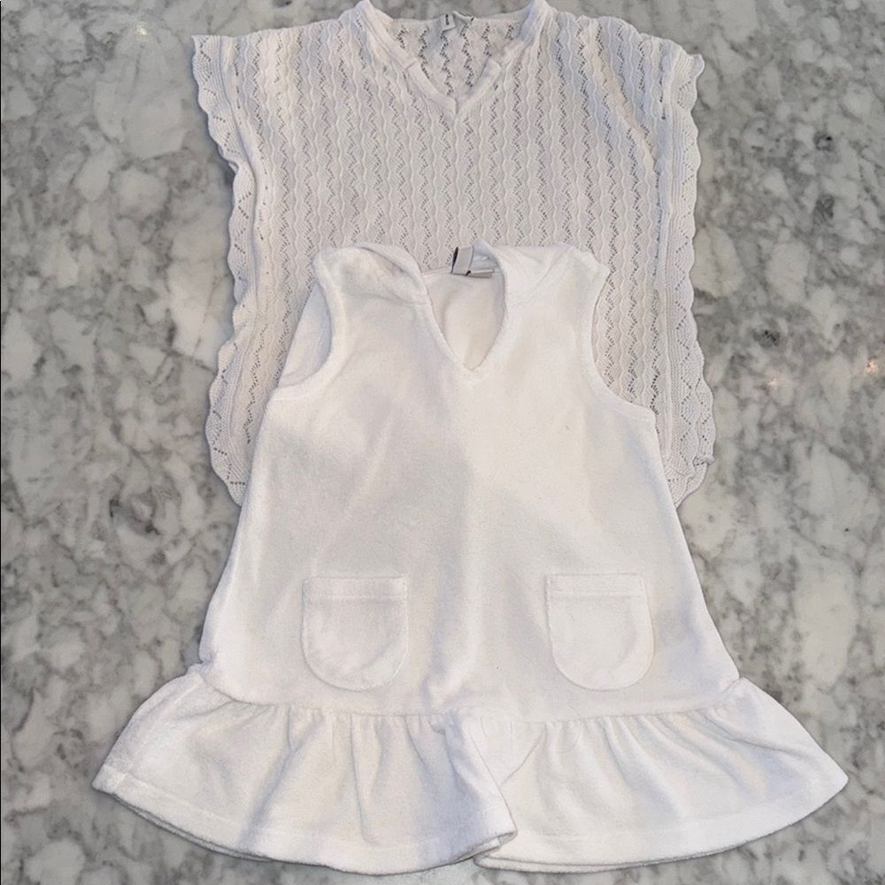 JANIE & JACK WHITE COVERUP BUNDLE 12/18M
